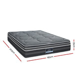 Giselle Mattress 35cm Hybrid Pocket Spring Euro Top King MATTRESS-FE35-K