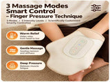 Smart Heated Hand Massager Glove with Air Compression for Home Office Relaxation, Relieves Hand V1341-ZY-4UNFP4UT-BEIGE