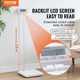 Portable Medical Scale, Professional Digital Physician Scale for Weighing - with Anti-slip Platform, V952-BXSYSCBSG440FYILKV3