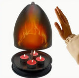 1 Piece, Portable Outdoor/Indoor with Candle Holder & Ignition-Free, Heavy Iron, Freestanding V1189-LC-DG-00283