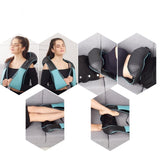 SOGA 3X Electric Kneading Back Neck Shoulder Massage Arm Body Massager Black/Blue/White MASSAGER580ABLK-BLU-WHT