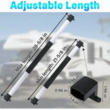 RV Screen Door Cross Bar Handle Protector, Adjustable from 21-5/8 to 28-5/8 inch Grab Handle for V1189-LC-QP-00775