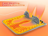 Electric Heated Foot Warmer for Men and Women, Feet Heating Pads Electric Feet Warmer with LCD V1192-AZ-W-0265
