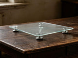 Stable Epoxy Resin Table, White Acrylic, Adjustable for Home V1366-AZ2-W-13904