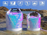 20L Waterproof Roll Top Backpack, Floating Lightweight Sack with Adjustable Straps,for Beach Camping V1366-AZ2-W-27910