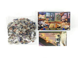 2 PCS 1000 Piece Jigsaw Puzzle for Adults Animal & Landscape Art Design, Stress Relief Brain Game V888-ELOSUNG50179