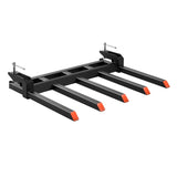 Clamp on Debris Forks to 1200 mm Bucket, 1200 kg Capacity Heavy Duty Clamp on Pallet Forks V952-NYCDCC480000YRZ31V0
