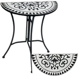 Persian Outdoor Half Round Table 69cm V637-E139145