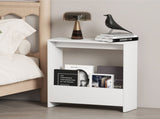 Levede Side Table with Magazine Rack Small End Table NI1062-WH-AU