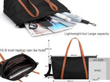 Women's Handbags - Women's Shopper Bag with Zipper - Shoulder Bag - School Bag - Handbag - Shopper V1188-MS101-01394-1
