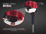 2 Stroke Petrol Demolition Jackhammer Concrete Tile Breaker 52cc Jack Hammer V379-JAKHAMER05
