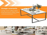 Elegant Heavy Duty Stone Coffee & Side Table V767-JJ-XZ311-BLB