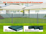 Bottom Locking Privacy Slats, Double-Wall Vertical Bottom-Locking Slats for Chain-Link Fence, V952-SBYSBTSBPE4F2D64PV0
