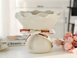 Handcrafted Minimalist Ceramic Vase - Artistic Home Decor Centerpiece V888-ELOSUNG35247