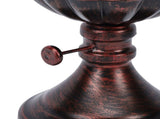 Vintage Table Lamp with Crackled Glass Shade 40W E27 E26 Rustic Small Antique Desk Lamp Bedside V1294-YM0901-3119260008011
