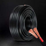Giantz 8B&S 30M Twin Core Wire Electrical Cable Extension Car 450V 2 Sheath TWIN-CABLE-8BS-30