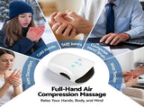 Livemor Hand Massager with Heat and Compression Cordless 3 Modes 3 Temperatures HAND-MASSAGE-HALF-WH
