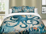 3 Pcs / Set Modern Style 100% Polyester Bedding Set Pillowcase Duvet Cover V1294-YM0901-JY21825-02