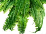 Artificial Wall Plant Green 32 Leaves Realistic Boston Fern Wall Decor for Home Hotel Garden V1294-YM0901-WI670051