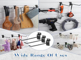 200 Pcs 6 Inches Slatwall Hooks Accessories Black Slat Wall Hanging Hangers Metal Retail Hooks Shelf V1258-DP02-C-2881