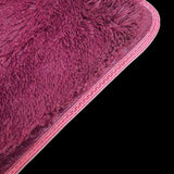 230x200cm Floor Rugs Large Shaggy Rug Area Carpet Bedroom Living Room Mat - Burgundy V63-832091