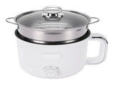 Electric Hot Pot Stainless Steel Multifunctional Electric Cooker with Steam Basket for Dorm Home V1294-YM0901-3113260011711