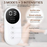 Leg Compression Sleeve, Air Compression Calf Massager Pain Relieve High Frequency Heating Adjustable V1369-AZ3-W-10837