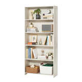 VEVOR 5-Tier Wide Bookshelf 173cm Wooden Freestanding Open Bookcase Shelf White V952-BSSJZFXBHB1LUKRBCV0