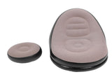 Inflatable Sofa Chair Stylish Simple Soft Flocking Blow Up Lounger Chair with Footstool for Living V1294-YM0901-3116240012711