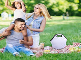 4X Sublimation Blank Lunch Bag Reusable Insulated Thermal Lunch Box Carry Case Handbags Tote with V1370-AZ4-10375