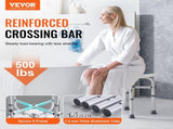 Shower Chair, Adjustable Height Shower Stool with Crossbar Support, Shower Seat for Inside Shower or V952-LYDFXLHJPEWFYGW6TV0