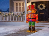 Christabelle 1.47m Teddy Bear Nutcracker Christmas Light Up Display LED Outdoor Indoor Xmas Yar 112_SHE208