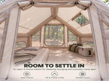 Weisshorn A-Frame Inflatable Air Tent with Mesh Windows, Family Glamping XFSK-KH-DU-CA