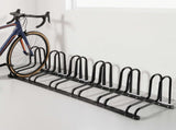 Weisshorn 6 Bike Floor Stand Rack Fits 20"-29" MTB Tires for Garage Storage BIKE-6-U-BK