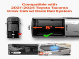 Retractable Tonneau Cover, 5.0 ft Retractable Tonneau Cover with Built-in Drainage Pipe for V952-SSHBXGZDKTOYM84W8V0