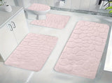Kdkad Bathroom Rugs Sets 4 Piece, Non Slip Memory Foam Bathroom Rugs, Machine Wash Bathroom Mat Set, V1189-WXFWAL-20260326-01932