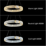 BAMDECOR C3319 Modern Crystal Chandeliers Lighting Contemporary Round Chandelier Lighting V255-C3319-2-080604