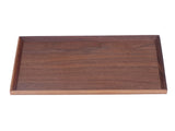 Walnut Wooden Tray Rectangle Serving Tray Tenon Structure Chinese For Tea Fruit Dessert Bread L V1294-YM0523-3118220049113