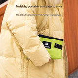Travel Friendly Pet Toilet Kit - Green Portable Cat Litter Box and Yellow Scoop Set - Foldable V888-ELOSUNG53571