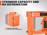 12-Ton Hydraulic Heavy Duty Floor Shop Press H-Frame Straightening Metal Garages V465-82024