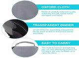 Portable Grey Cd Storage Case with Zipper for Protection 3Pcs V1369-AZ3-W-17482