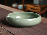 Ceramic Lotus Water Bowl Planter - Indoor Hydroponic Planting Pot Bonsai, Succulent Flower Pot V1369-AZ3-W-15032