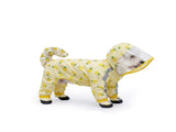 3-piece Dog Rainy Day Care Set with Yellow S size Waterproof Raincoat, 30x30cm Paw Towel and V888-ELOSUNG53261