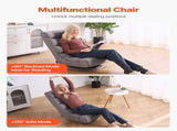 Swivel Floor Gaming Chair, 360-Degree Rotating Floor Chair with 4 Adjustable Position Folding V952-DBYXZKWFS000O4SU9V0