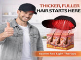 Laser Hair Growth Cap - 650nm Red Light Therapy for Hair Regrowth, Full Scalp Coverage Treatment for V1107-110-47484