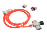 Mini Keg Regulator Automatic Stainless Steel Coffee Soda Keg CO2 Pressure Regulator with 1m Red Hose V1294-YM0901-3118230420911