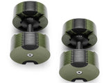 Powertrain Eon Dial Up 72KG Adjustable Dumbbells Pair - Green DMB-B10-036-GN-2