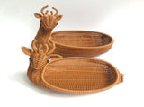 Simulation Rattan Woven Storage Fruit Animal Shape Storage Display V1294-YM0718-10118987