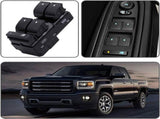 Driver Side Power Master Window Switch, Compatible with Chevy Silverado/Chevrolet V1258-DP02-WO-996