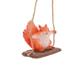 Hanging Squirrel Statues Garden Decor Cute Swing Squirrel Sculpture Outdoor Patio Ornament Animal V1294-YM0703-3111230084311